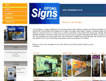 Tablet Screenshot of 1stcallsigns.co.uk